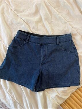 Halara Dark Blue Denim Shorts - Women